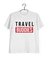 Wanderlust Travel Travel Travel Buddies Custom Printed Graphic Design T-Shirt for Women